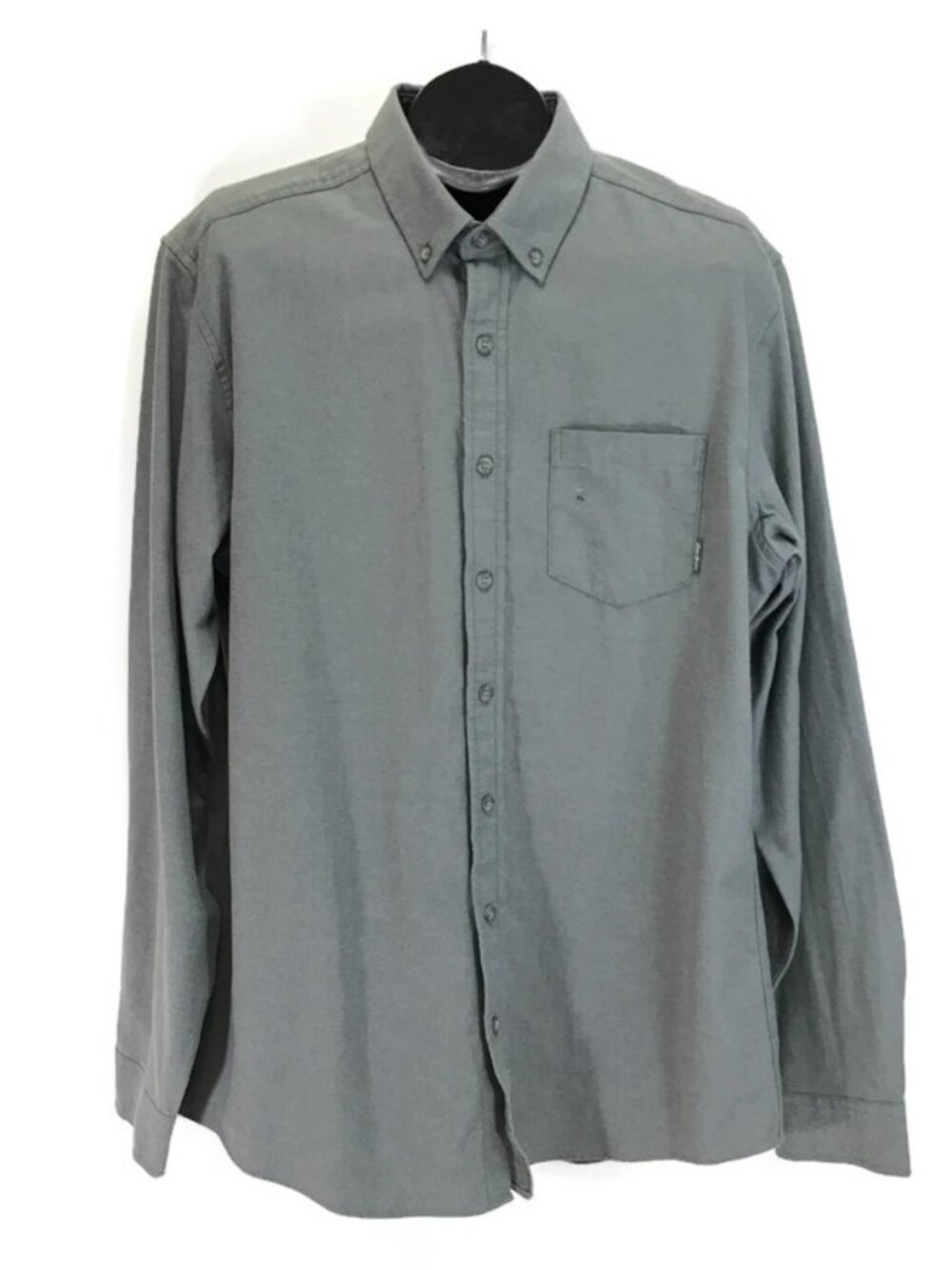 NEW Eddie Bauer Eddie’s Field Flannel Shirt Men’s TL Tall Large Gray Outdoor